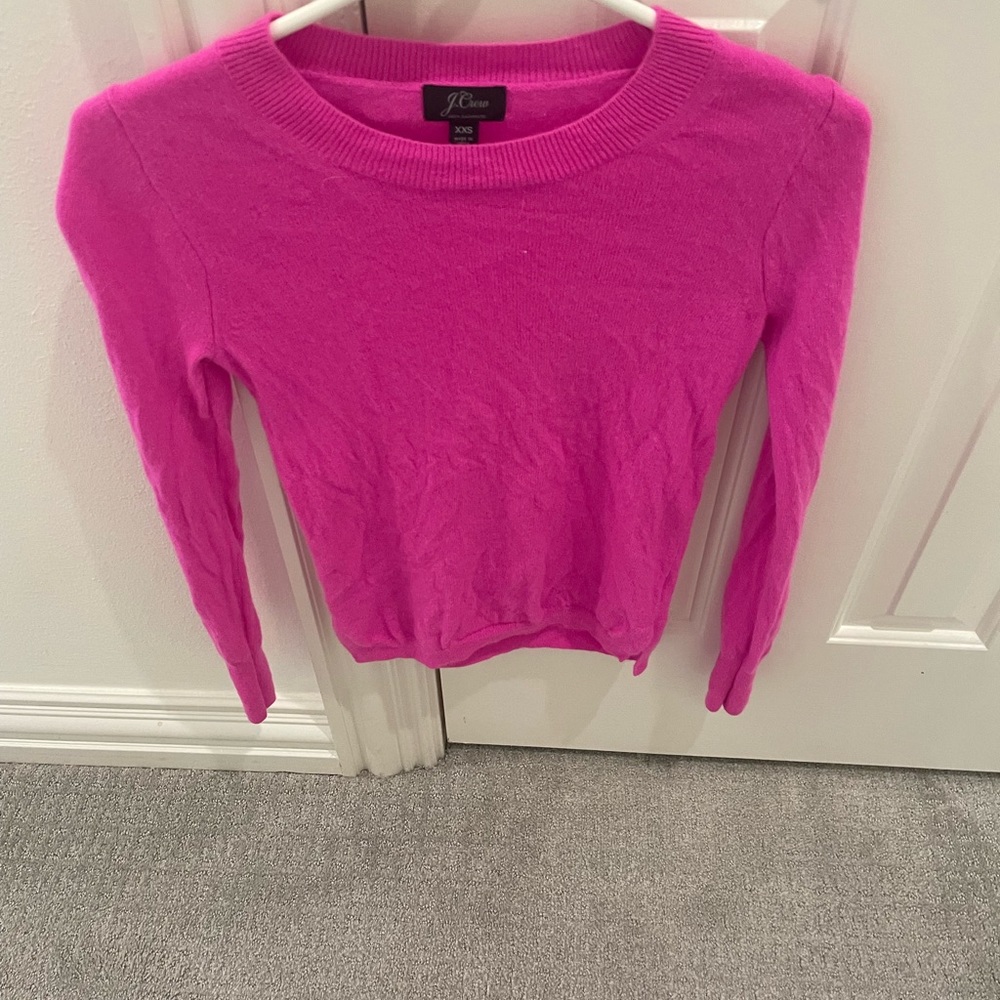 Hot pink j. Crew sweater